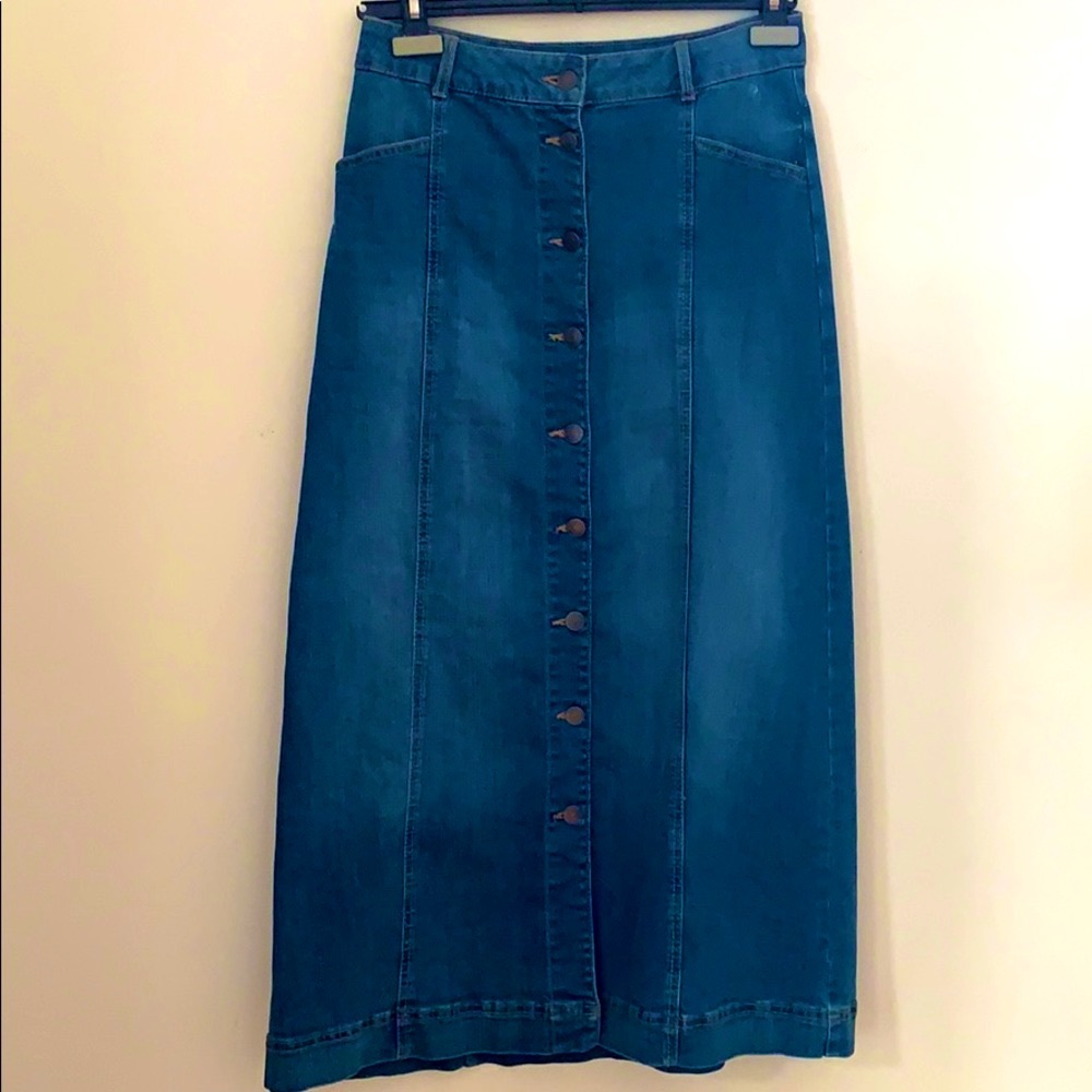 Midi jeans skirt by Lindex